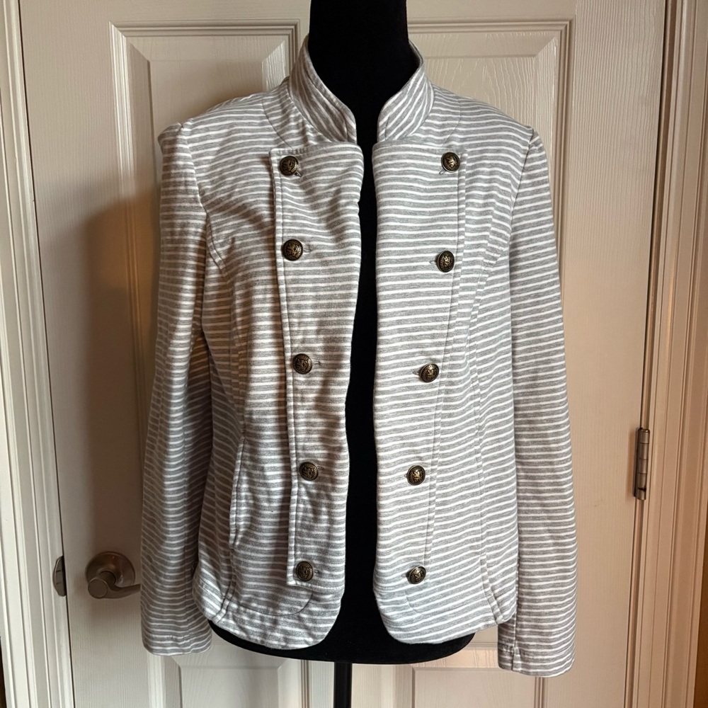 TOMMY HILFIGER Military Striped Blazer